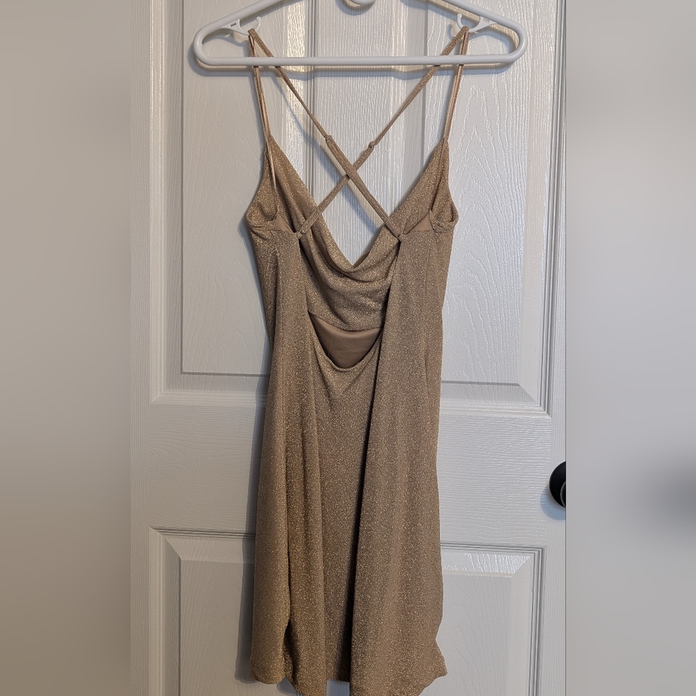Gold Sparkly Dress